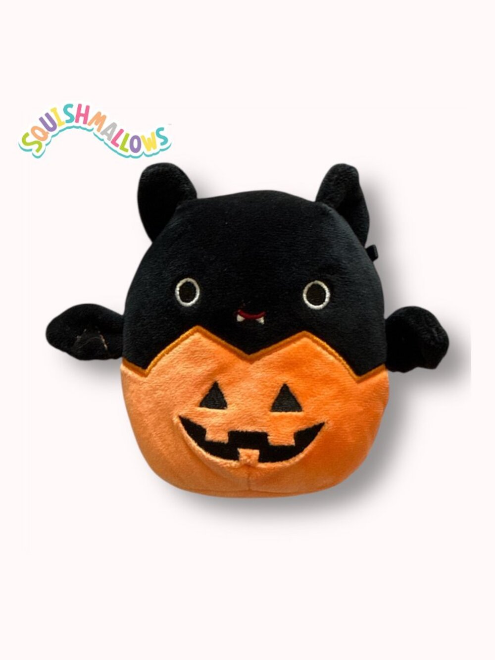 NEW 4.5” RARE Emily the bat in pumpkin Squishmallow